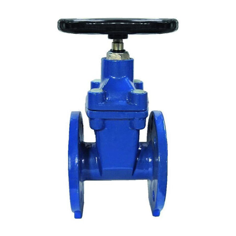 Задвижка чугунная фланцевая с обрезиненным клином DN 600 PN 10/16